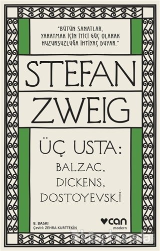 Üç Usta: Balzac,Dickens,Dostoyevski Stefan Zweig