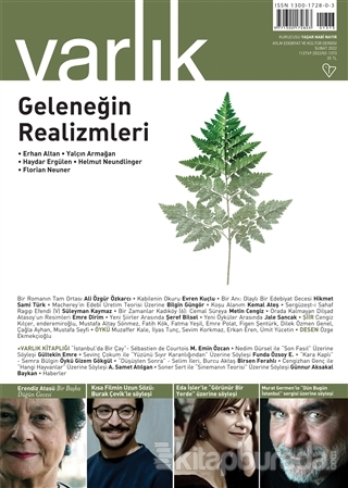 Varlık Edebiyat ve Kültür Dergisi Sayı: 1373 Şubat 2022