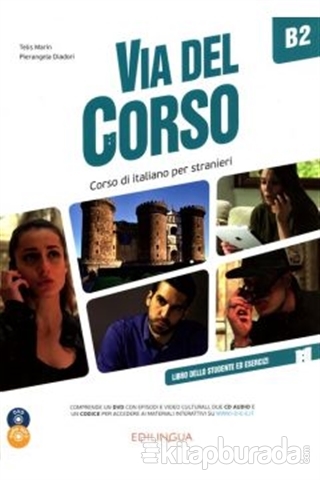 Via del Corso B2 Libro Dello Studente and e.+2CD+DVD