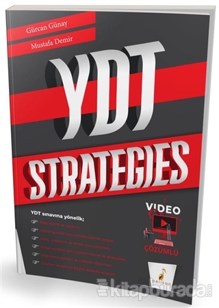 YDT Strategies Video Çözümlü Soru Bankası Gürcan Günay