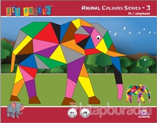 ZET Puzzle Animal Colours Series-3 Fil/Elephant
